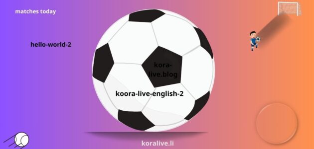 Hello world kora live